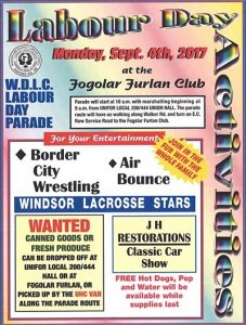 Windsor Labour Day poster