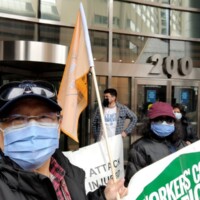 Day of Mourning rally outside WCB HQ, 2023 Day of Mourning rally outside WCB HQ 2023