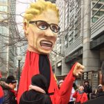 Premier puppet at demo