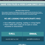 Research recruitment poster