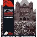 cover of OFL pre-budget submission