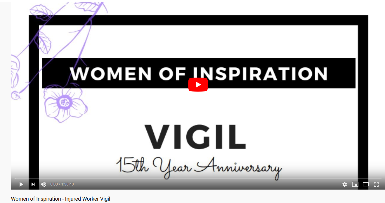 link to the Women of Inspiration 2020 vigil video