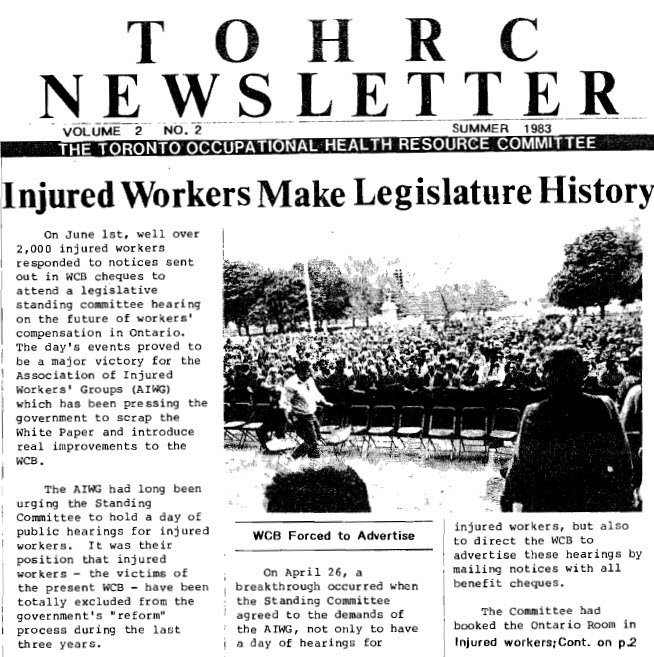 TOHRC cover story on June 1st