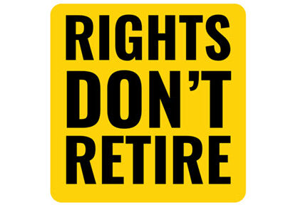 Rights don't retire logo