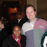 Monica Wright (Bright Lights), Peter Bird (IWC Board Chair)