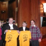Jo-Ann Seamon (IAVGO), lawyers Ken LeBlanc and Anne Clarke (Nova Scotia Office of the Worker Adviser), John McKinnon (IWC)