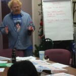 Willy Noiles at outreach planning meeting at IWC