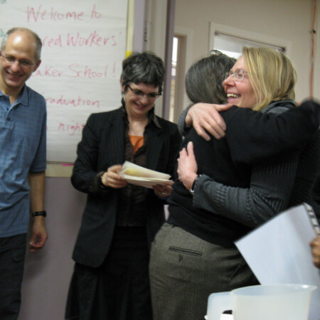 2011 graduate receives congratulations