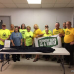 ONIWG cyclists with Carol Hughes and Manitoulin & Northshore Injured Workers Group in Massey ONIWG cyclists with Carol Hughes and Manitoulin & Northshore Injured Workers Group in Massey