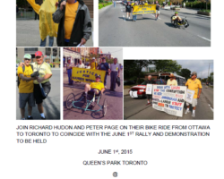 Justice for Injured Workers Bike Ride