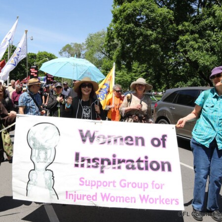 On the march, Toronto, 2016