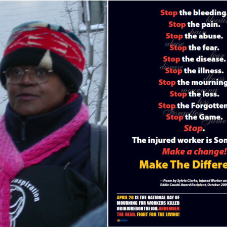 WOI member, activist & poet Sylvia Clarke