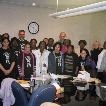 A meeting with Minister of Labour Steve Peters, 2006