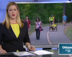 CBC Ottawa covers start of Justice Bike Run 2015