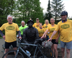 ONIWG and OHCOW riders on Jim Hobbs Memorial ride